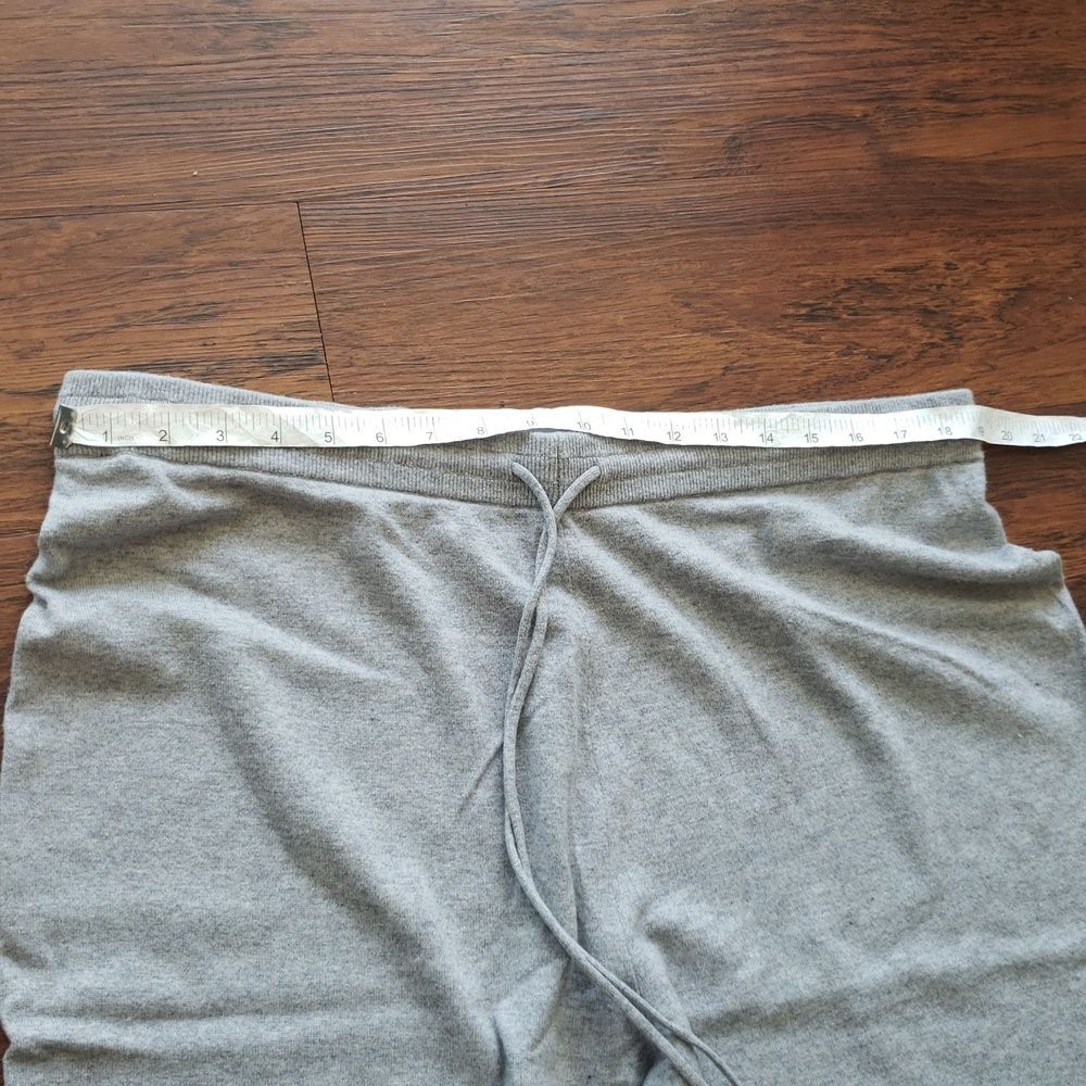 St John Women's Gray Jog Pants Size XL Cashmere Wool Quiet Luxury Lounge New - Picture 4 of 6